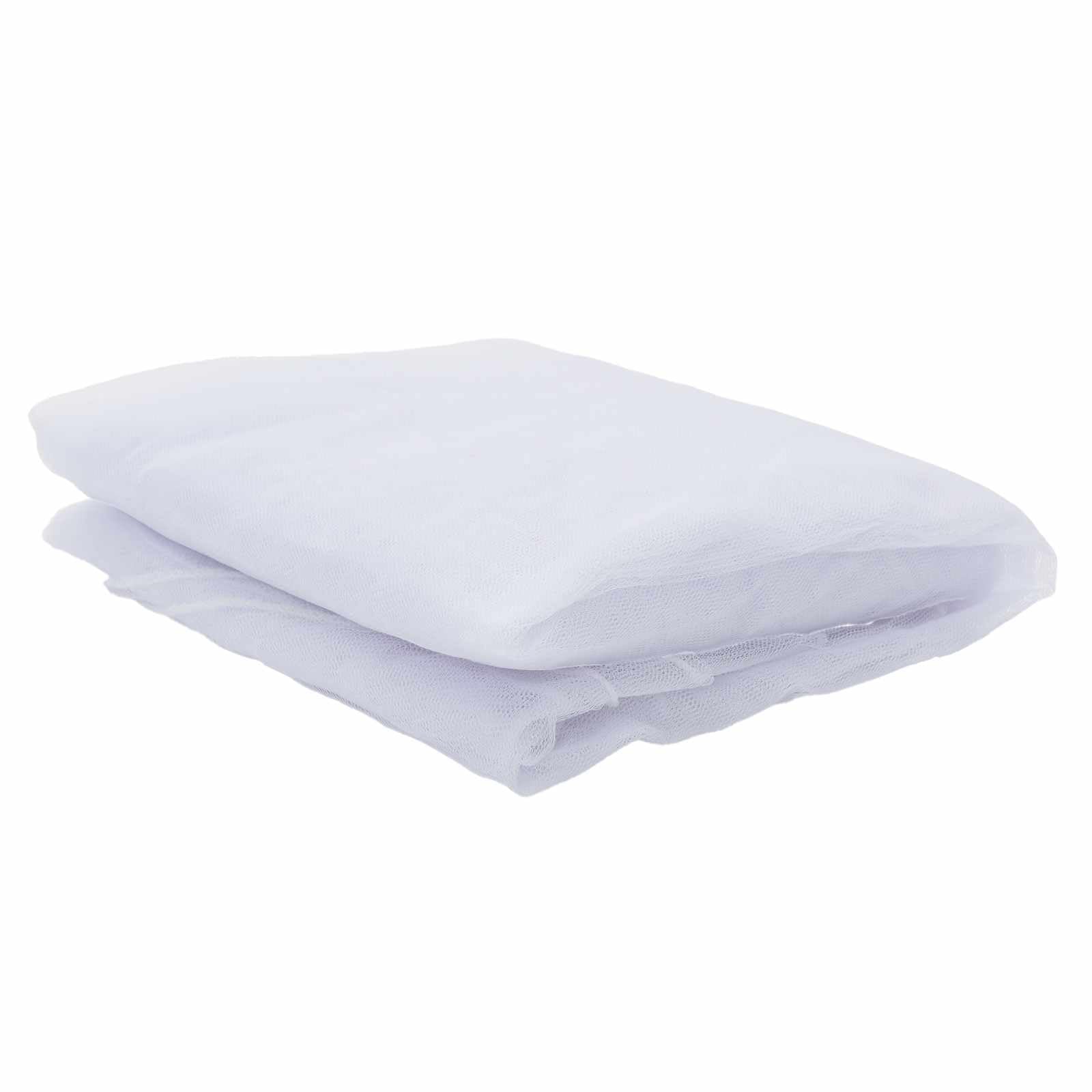 Moustiquaire pour tonnelle en polyester 220 maille blanche, 4 x 3 x 2 m, avec fermeture éclair et , pour terrasse, balcon, extérieur