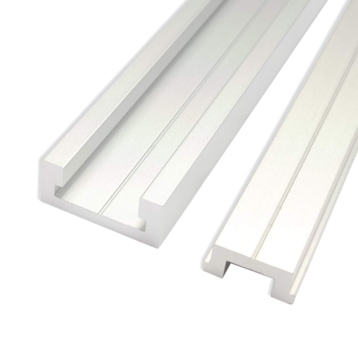 POWERTEC 71156 Aluminum TTrack 48 Inch Combo with Aluminum Miter TBar