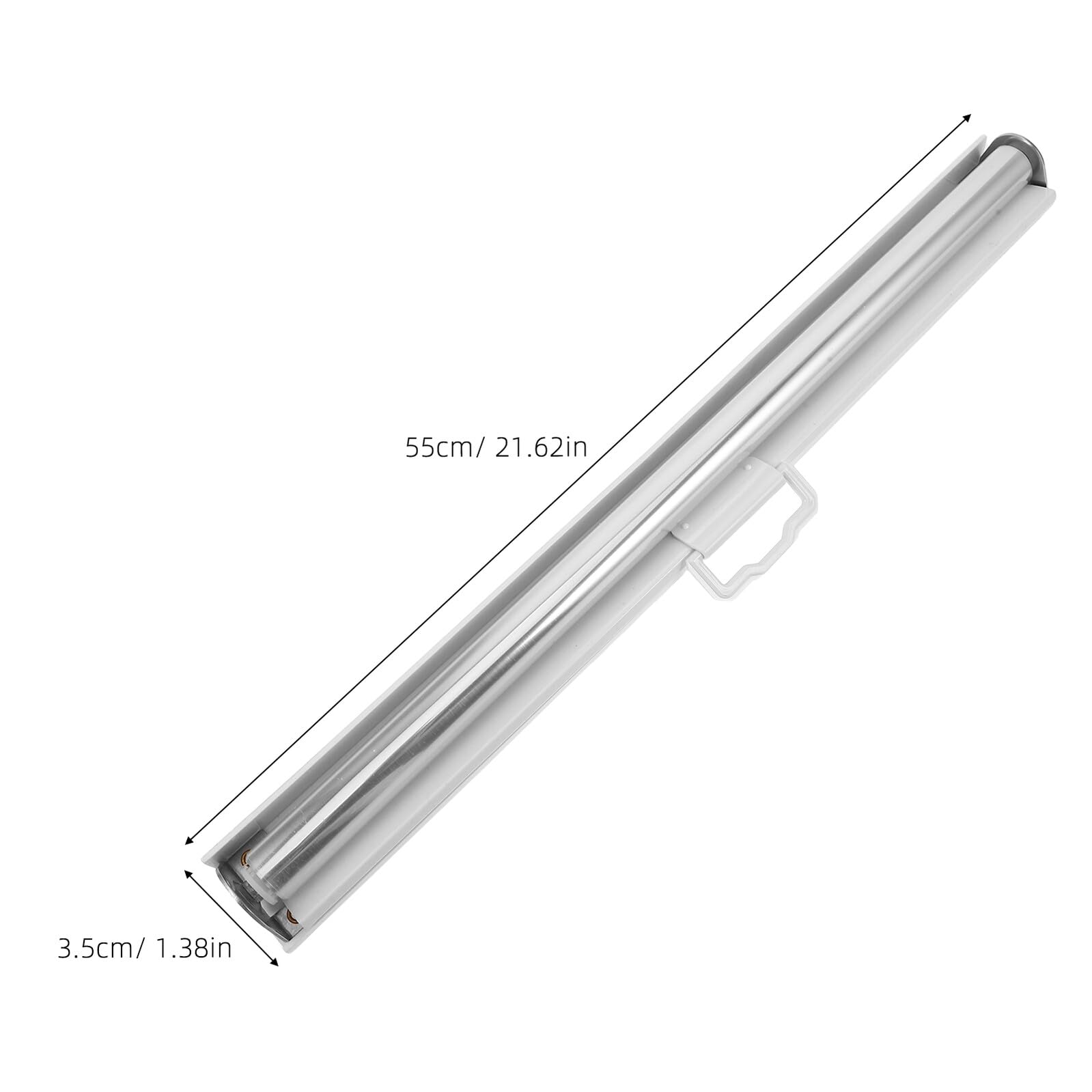 Tende a rullo in PVC trasparente, 55 cm, isolamento termico impermeabile, per vetrine refrigerate e armadi per alimenti, ideali per celle frigorifere e cucine.