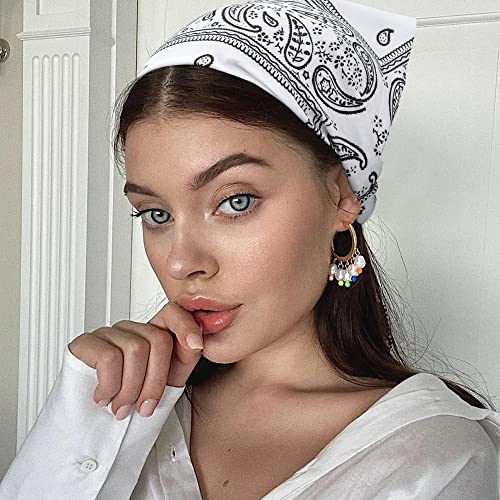 Tobatoba TOBATOBA-EF5308 Hairband, 5 Pcs Bandanas For Women Elastic Headbands, Hair Kerchief Head Scarf, Non Slip Paisley Headbands Hair Accessories thumb #5