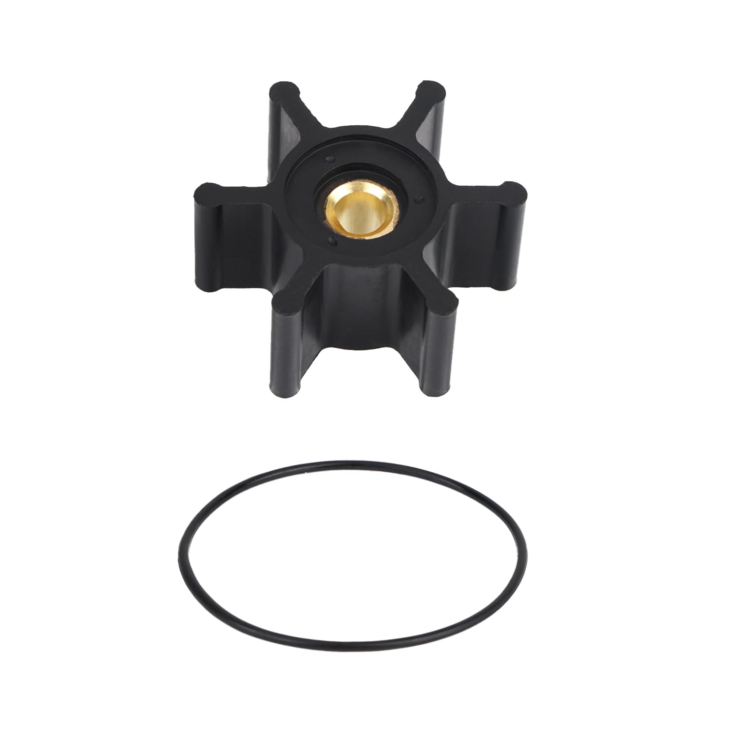 lasuroa 49-16-2771 Impeller, Rubber Brass Transfer Pump Impeller Replacement with O-Ring Replace Part Number 49-16-2771 49162771