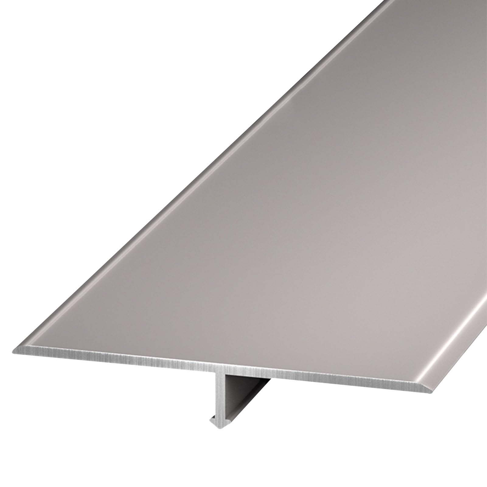 3Pcs Floor Transition Strip Threshold Strip, 35.4" Flat T Molding Divider Bar, Tile to Vinyl Edge Trim Strips, Metal Floor Joining Strips(Champagne Gold)
