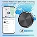 Air Tag for Android 4 Pack Luggage Tracker Tags Work with Google Find Hub App (Android Only) Bluetooth Tracker Key Finder and Item Locator for Wallets, Backpack, Suitcases, Pets-Black