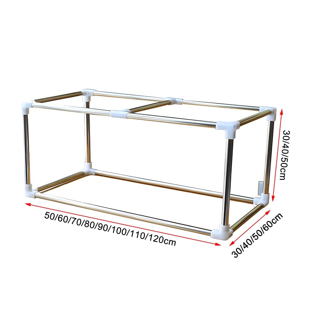 Zfmnoyev Mini Serre, Serre Portable pour Le Jardin, Tente pour Fleurs avec Couverture en PVC Transparent Et Cadre en Acier Inoxydable, pour L'intérieur Et L'extérieur(70x60x50 cm/28x24x20 in)