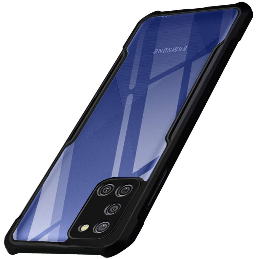 TheGiftKart Shockproof Clear Back Cover Case for Samsung Galaxy A31 | 360 Degree Protection | Hard Transparent Back Cover Case for Samsung Galaxy A31 (PC & TPU, Black Bumper) (B09XHR34FV) Amazon Price History, Amazon Price Tracker