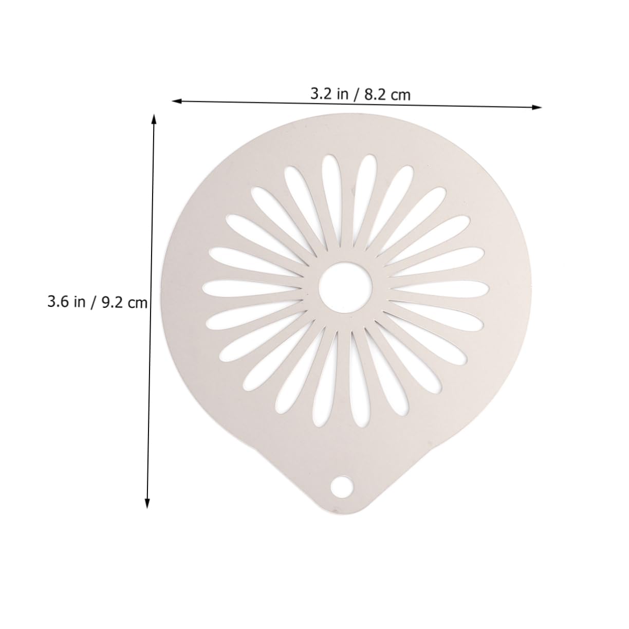 Ciieeo 3juegos Plantilla De Café Inoxidable Para Decoración De Latte Diseño Para Arte Cappuccino y Café Fácil De Limpiar y Usar