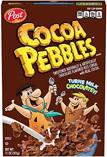 Post Cocoa Pebbles Gluten Free Cereal, 11 Ounce (Pack of 12 ...