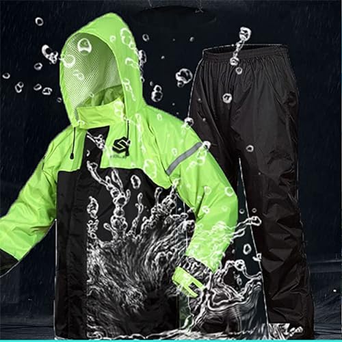 Poncho impermeable unisex para lluvia y ciclismo L miniatura 2