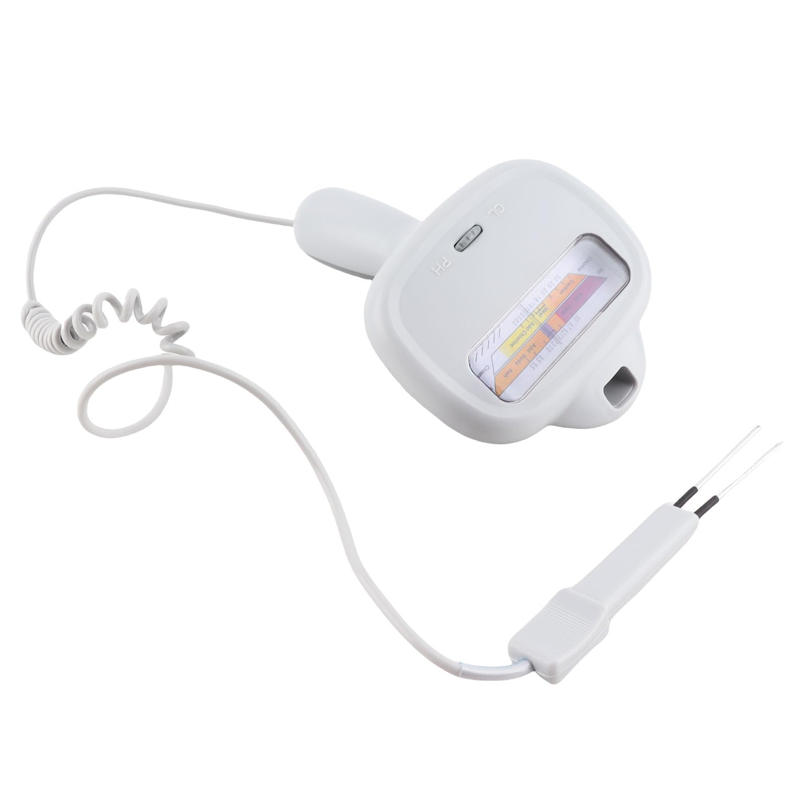 Tester di qualità dell'Acqua, 2 su 1 Tester PH e CL2 con Sonda per Acqua Potabile per Piscina per Piscina