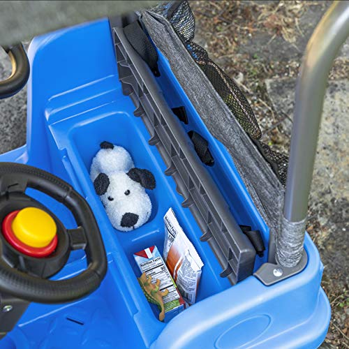 Step2 Side-by-Side Push Around SUV for Kids – Two-Seater Toddler Push Car (1.5-5 Years Old) – Blue Plastic Stroller… - Image 5