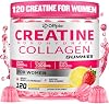 Creatine para Mujeres, Complejo de 5000mg con Colágeno y BCAAs, Vitamina B12, Gomitas de Creatina Monohidratada para Mujeres, para Músculos Magros, Glúteos, Enfoque y Energía, Masticables Pre-Entreno, Sin Azúcar, 120 Unidades 2