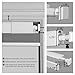 Boolegon Blackout No Drill Blinds for Windows Cellular Shades Cordless No Tools Honeycomb Pull Down Easy Install No Screws Cellular Blinds for Door, Home, Blackout-Light Gray