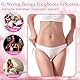 Butterfly Vibrator mit Sexy Unterwäsche Sex Spielzeug für die Frau Paare - Vibration Vibratorensets für Frauen Klitoris Extrem Solo, Erotisches Sexspielzeug Geschenk Toyset Damen Leise mit 10 Modi Toy