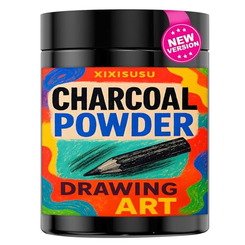 Charcoal Powder for Fine Art Sketching and Blending