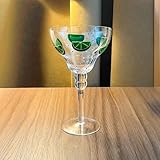 Vasos de margarita soplados a mano, vasos de bar modernos, vasos de cóctel, cristalería para fiestas en casa, bodas, transparentes, limón