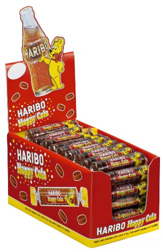 Haribo Cola de Roulette 50 rouleaux, 1er Pack (1 x 1,25 kg)