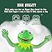 Kermit Frog Puppet, The Muppet Show, Soft Hand Frog Stuffed Plush Toy with 50 Pcs Kermit Frog Stickers, 28 Inches