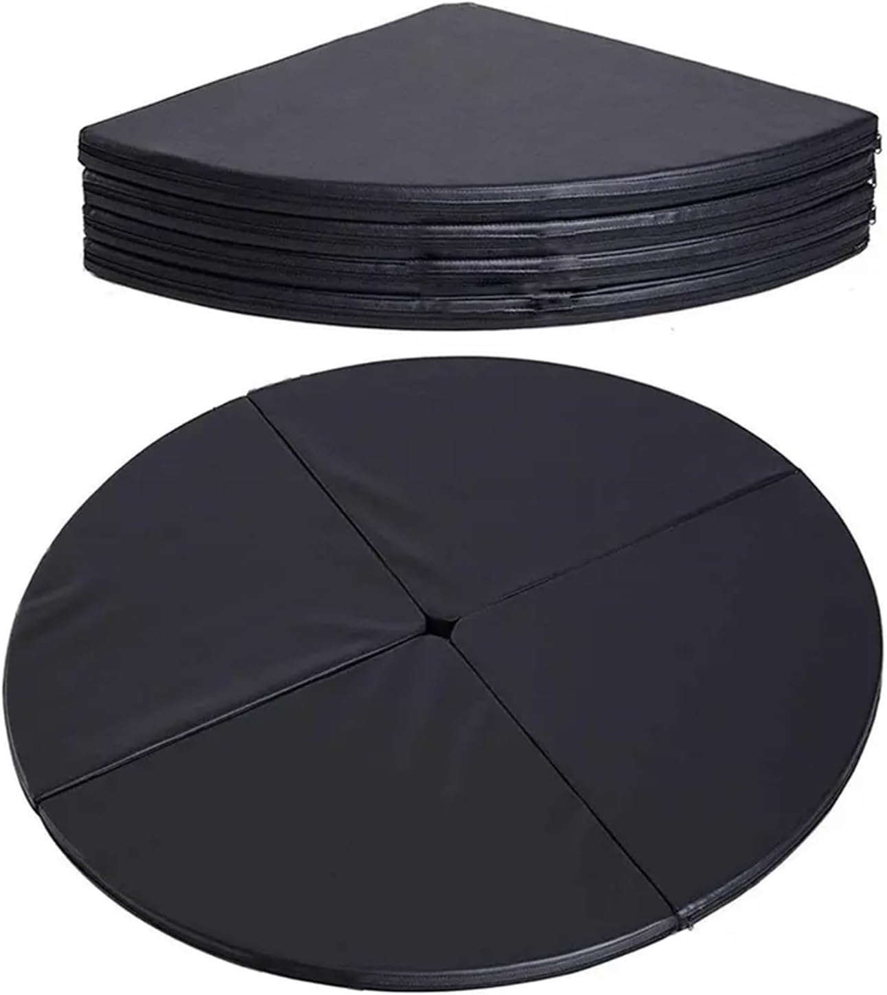 AYCDL Pole Dancing Pole for Home Dancing Pole Round Folding Portable Yoga Pole Dance Mat, 3cm/5cm/10cm Thick Exercise Dancing Training Safety Pad 45mm Spinning Dance,100cm/3ft/39in-Thick 3cm/1in