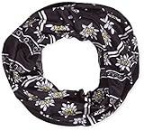 made in Germany HAD Head Accessoires Original Funktionstuch, Edelweiss Black - Fleece: Black, one size