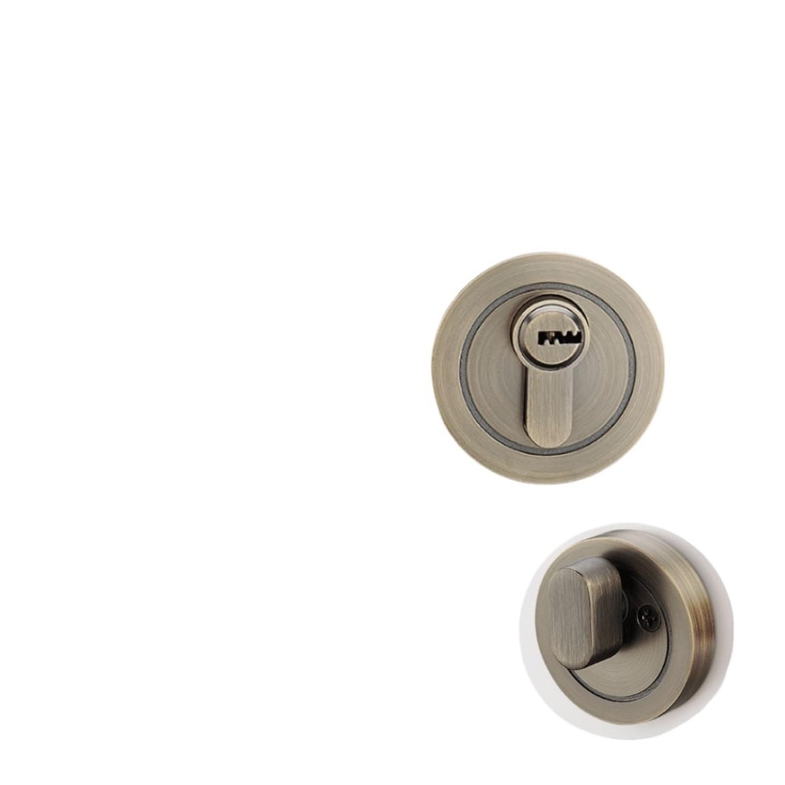 Cerradura de puerta invisible de aleación de zinc opaca con cabeza plana extendida Qinggu