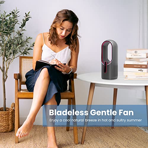 Konsiden F6 Desk Fan Bladeless, 11.8 Inch Office Fan Small thumb #4