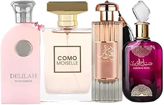 Kit 4 perfumes árabes femininos | delilah moiselle durrat & sabah -