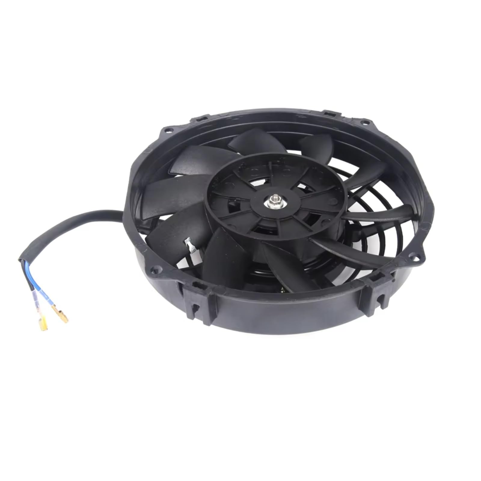 7 Pollici Universale 12V 80W Sottile Reversibile Lama Nera Radiatore Raffreddamento Elettrico Kit Montaggio Ventola Automatica Raffreddamento Motore Principale Auto Ventola Raffreddamento