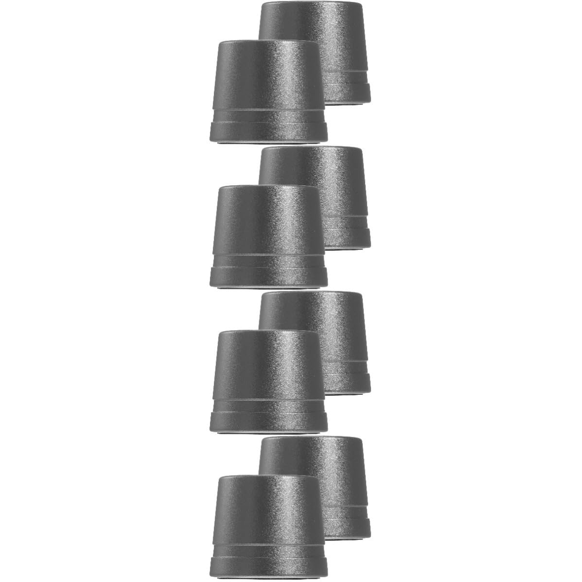 TOPBATHY 8 Pezzi Supporto per Rasoio da Barba Manuale in Alluminio Nero | Base Antiscivolo, Portatile e Resistente All'usura, Facile da Pulire, per Rasoio Tradizionale