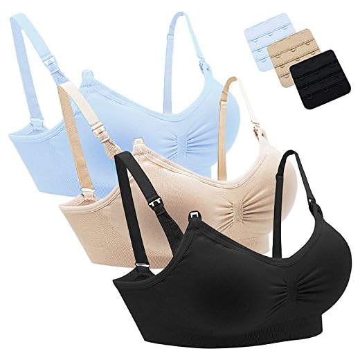 Alpamayo® BH-Tasche 2er Set, geheimer Brustbeutel für Bargeld und Wertsachen, Geldbeutel für Reise und Sport, schwarz 6 AMOURRI Nahtloser Still-BH mit zusätzlichen BH-Verlängerungen (2er Pack / 3er Pack) für Frauen