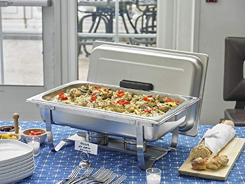 Bc-elec - F433-1 Speisenwärmer Buffetwärmer GN1/1 bain marie mit Deckel, 60x37x29cm – Bild 4