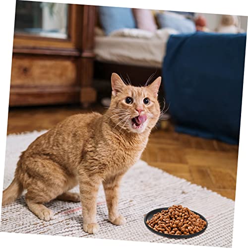 Gamelle peu profonde en céramique pour chat pour protéger le cou