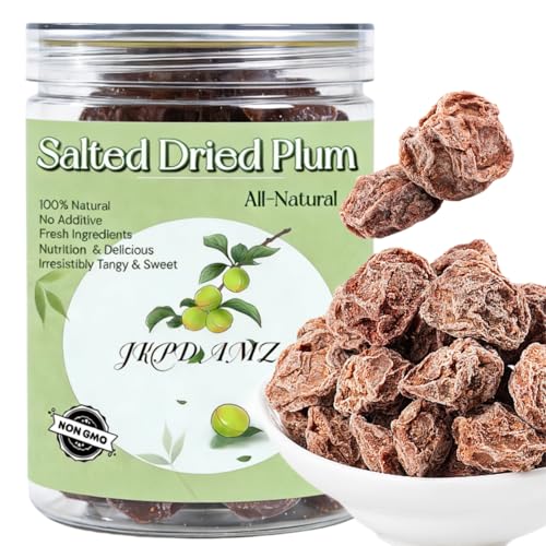 Authentic Specialty Nine-Treated Sweet & Sour Pickled Plums, Dried Plums with Slight Saltiness, 250 Grams