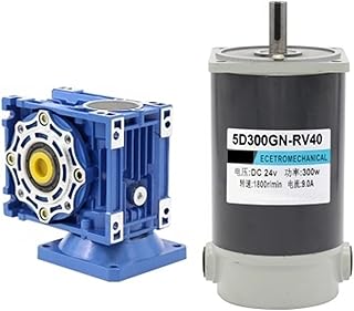 JEEFUSE RV40 DC Speed Reduction Turbine Motor 12/24V300W Adjustable Speed DC Motor (Size : 240 RPM, Color : 24V)