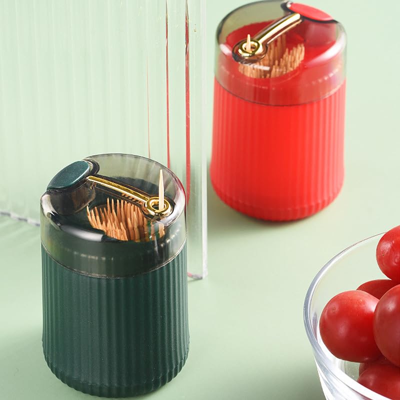 Distributeur de cure-dents automatique simple et pot de table discret