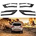 sportuli Gloss Black Tail Light Trim Bezel Kit Replacement for 2014-2021 Jeep Grand Cherokee