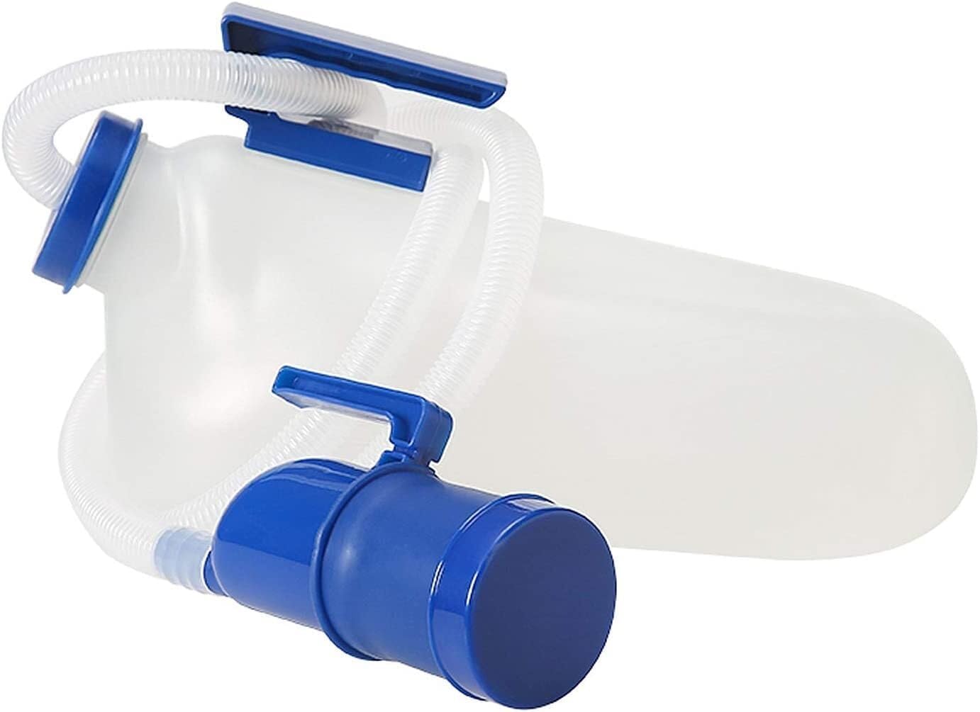 Urine Bottle for Men and Women, Men's Male Bed Urinal Potty Pee Bottle 3000ML Collector with 1.6M Tube