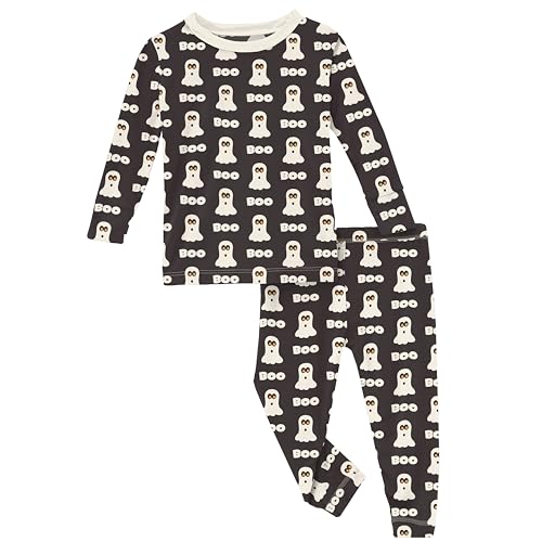 Kic Kee Pants Baby Girls' Print Long Sleeve Pajama Set (Toddler/Little Big Kid)