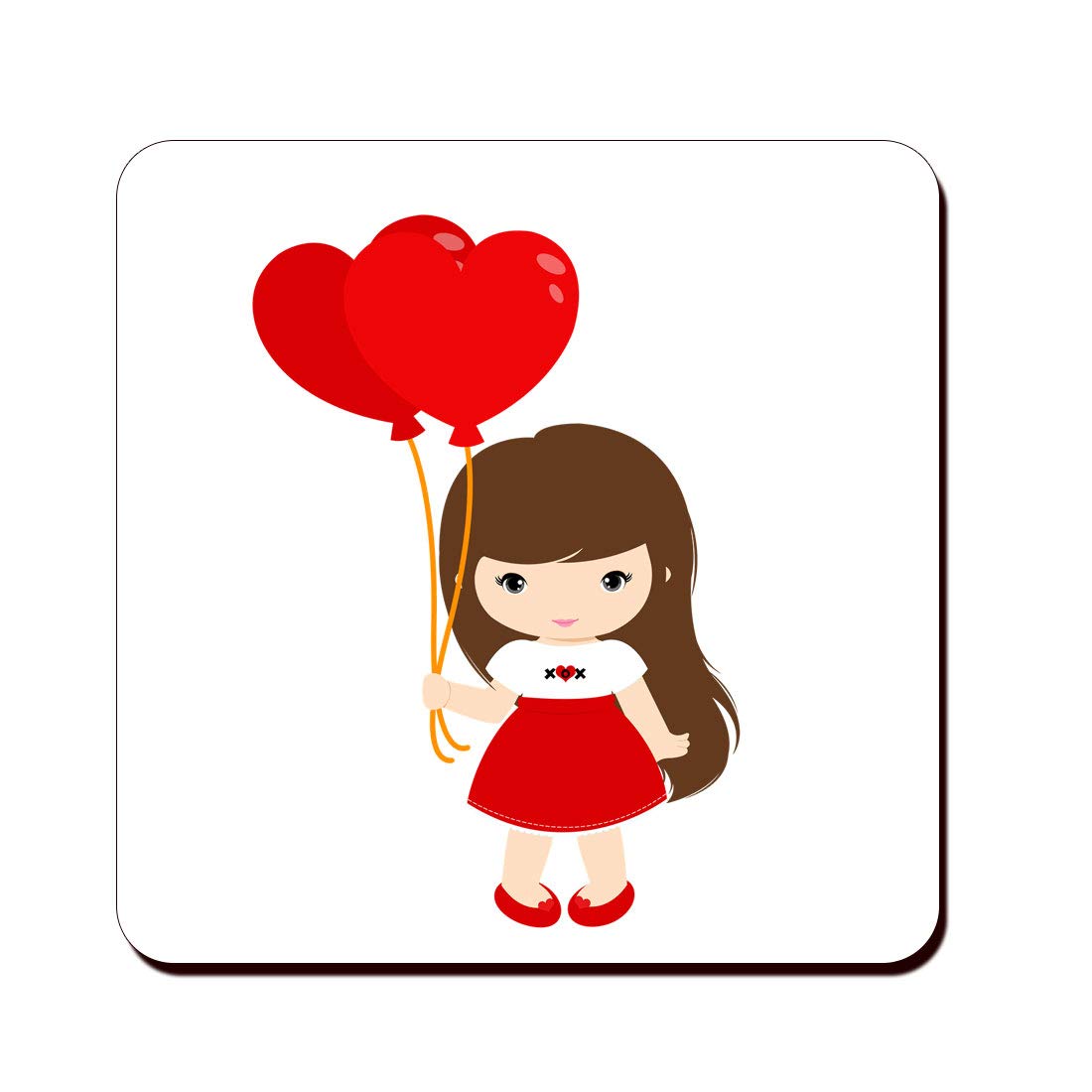 COLORYARD Wooden Square Coaster Gift 1Pc (We Make Great pear plz Don't Compare Quote)