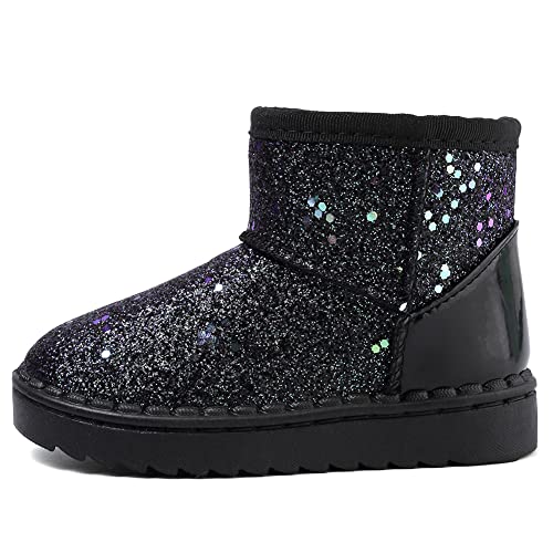 Girls Boots, Bunny Kid Boots Warm Winter Sequin Waterpoof Outdoor Snow Boots (Toddler/Little Kids)4