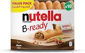 Nutella B-ready Biscoitos Wafer Com Creme Nutella kit c/ 10