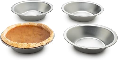 Miniatura 1 de Fox Run Juego de moldes para tartas, acero estañado, 5 pulgadas, 4 piezas