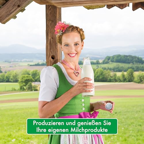 Foto von Milky Milchzentrifuge FJ 85 HAP - Hochwertige Milchzentrifuge handbetrieben - Milch Separator für 85 Liter Milch pro Stunde - Milchzentrifuge Separator mit einstellbarer Rahmdicke