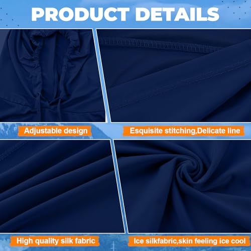 Image of Funtery Summer Cooling Balaclava Mask, UV Protection Hood Mask Breathable Cycling Face Cover Full Head Scarf for Men Women