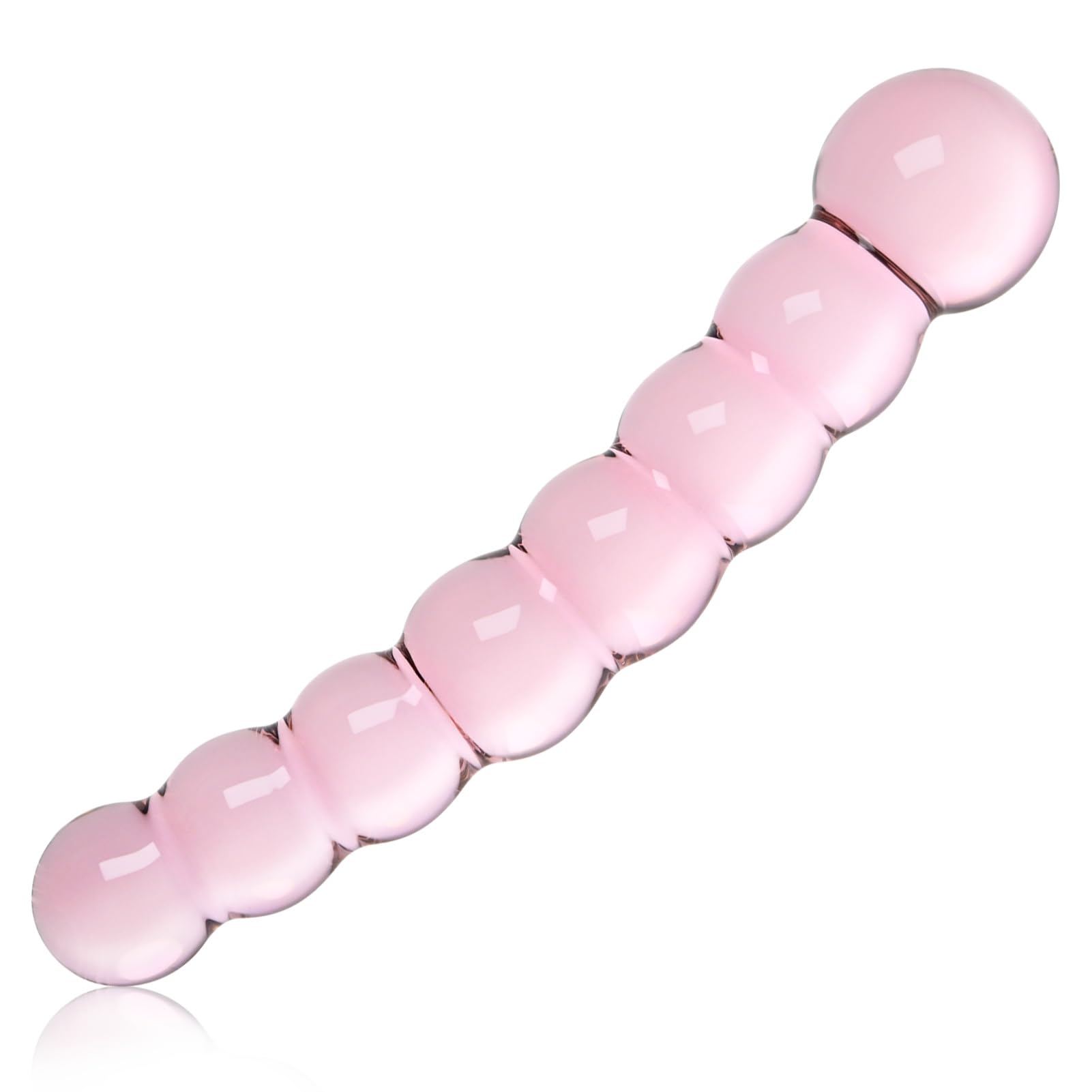 Stimulateur En Verre ToyJoy Glass Worxx Pearl Drops - Pour Prostate, Anal, Vaginal - Neuf Design