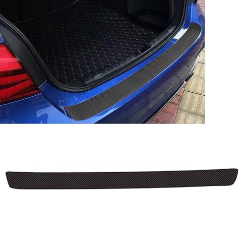 Woniyal Car Carbon Fiber Rear Bumper Protector Strip for VW Tayron 7 Sitzer ab 2025, Auto Rear Trunk Door Sill Guard Sticker Plate Accessories,104 * 8.8
