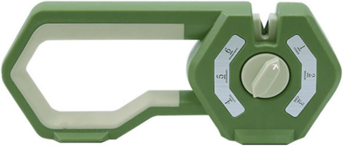 6-in-1 Kitchen Knife Accessories: 3-Stage Knife Sharpener Helps Repair Adjustable Handheld Manual Knife Sharpeners for Kitchen Knives, Scissor and Chef Knife. (green) 6-in-1 Kitchen Knife Accessories: 3-Stage Knife Sharpener Helps Repair Adjustable Handheld Manual Knife Sharpeners for Kitchen Knives, Scissor and Chef Knife. (green)
