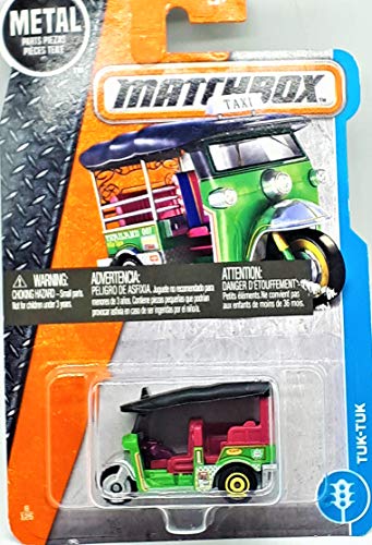 Matchbox 2017 MBX City Tuk-Tuk Thailand Taxi miniatura 1