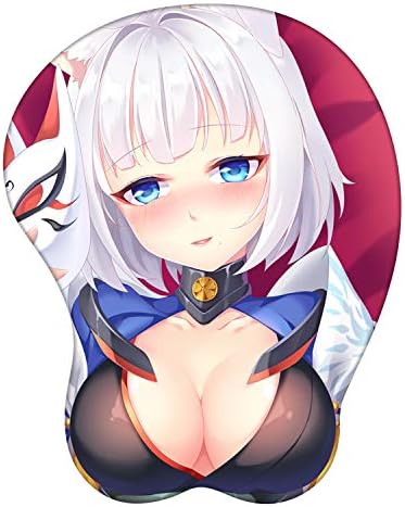 Amazon Co Jp Fangchuang マウスパッド アズールレーン 加賀 3d 立体 おっぱいマウスパッド パソコン 周辺機器