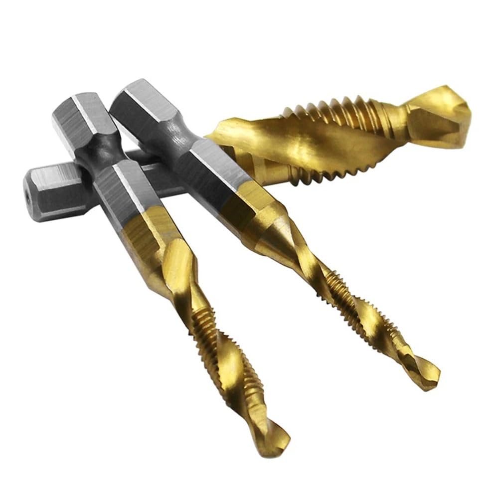 Juego de brocas for roscar HSS M3-M10, 12 piezas