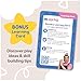 Ms. Rachel Official Sensory Learning Farm, Foldable Soft Baby Book with Plush Cow, Infant Educational Toys for Babies Ages 3 Months to 18 Months